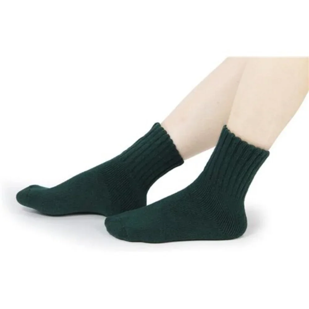 5 Pairs Multicolored Boot Sock for Women Winter Solid Thick Warm Cozy Crew Socks
